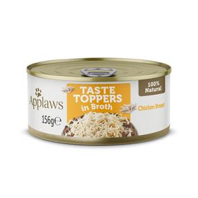 Šlapias šunų maistas Applaws Taste Toppers Chicken Breast In Broth, vištiena, 0.156 kg