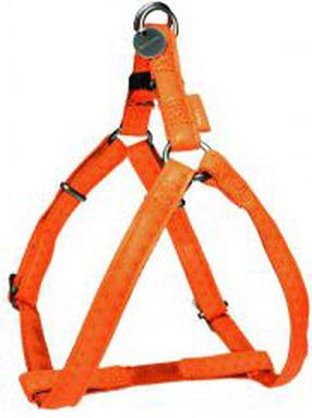 Petnešos šunims Zolux Mac Leather, oranžinė sp., 300 - 400 mm x 15 mm, 30-40