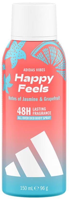 Kehadeodorant Adidas Vibes Happy Feels, 150 ml