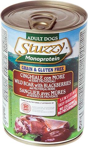 Märg koeratoit Stuzzy Monoprotein Adult, metssealiha, 0.4 kg