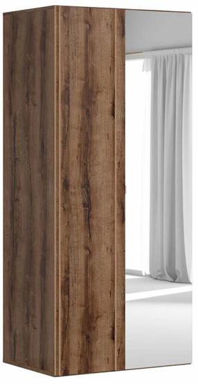 Spinta Flex, monastery oak sp., 70 cm x 97 cm x 218 cm, su veidrodžiu