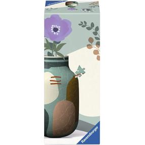 3D dėlionė Ravensburger Vase Organic Sage, 11.2 cm x 11.2 cm, 162 vnt., įvairių spalvų