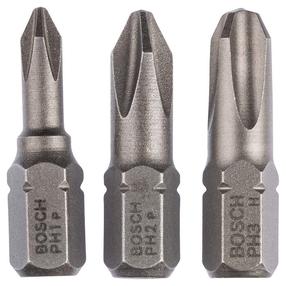 Kruvikeeraja otsikute komplekt Bosch, PH2, 1/4"