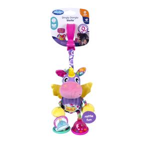 Žaislas vežimėliui Playgro Dingly Dangly Stella, rožinė sp./violetinė sp.