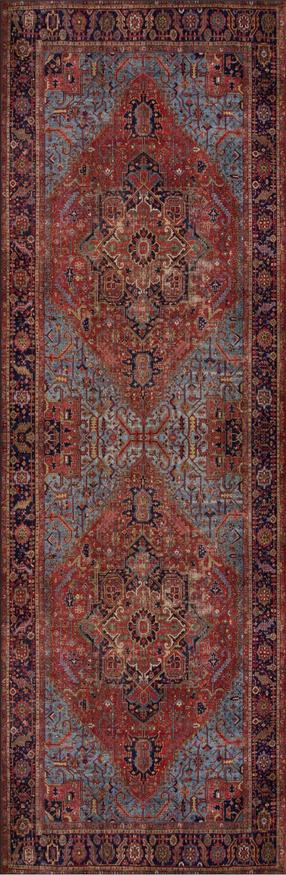 Ковровая дорожка Conceptum Hypnose Blues Chenille 473RTP2384, многоцветный, 230 см x 75 см
