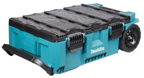 Ящик для инструментов на колесах Makita Maktrak, 56.5 см x 101.1 см x 29.5 см, 81.9 л, синий цв./черный цв.
