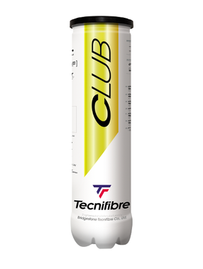 Teniso kamuoliukų rinkinys Tecnifibre Club, geltona sp., 4 vnt.
