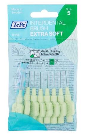 Hambavahehari TePe Extra Soft, roheline v.