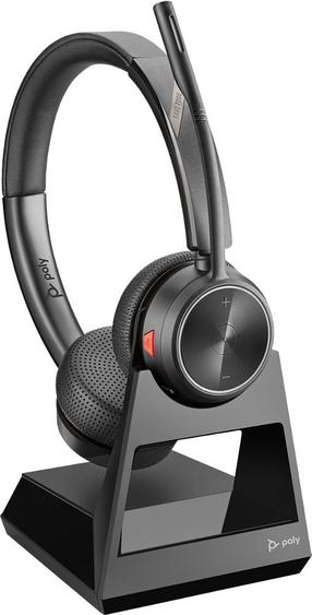 Bezvadu austiņas Plantronics Savi 7220 Office, melna krās.