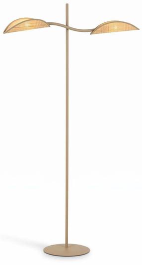 Stāvlampa Emibig Lotus, 10 W, E14, bēša krās.