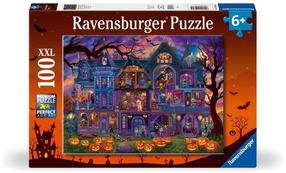Dėlionė Ravensburger Monster House Party, 36 cm x 49 cm, 100 vnt., įvairių spalvų