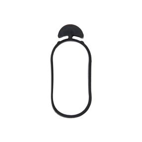 Augu stiprinājuma gredzeni Bradas Anchor Rubber Tie, 5 cm x 0.4 cm, 5 cm, gumija, melna krās.