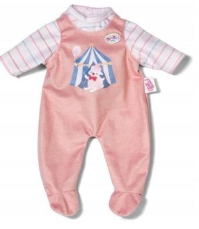 Kombinezons lellei Zapf Creation Baby born Apricot 838808, balta krās./rozā krās.