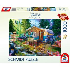 Dėlionė Schmidt Jeff Haynie With The Caravan In The Mountains, 49.3 cm x 69.3 cm, 1000 vnt., įvairių spalvų