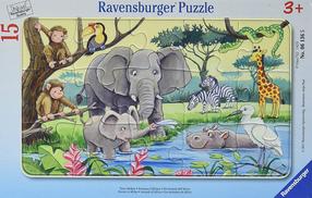 Dėlionė Ravensburger 061365, 25 cm x 14.5 cm, 15 vnt., įvairių spalvų