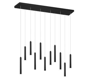 Светильник потолочный Trio Tubular, LED, 11 x 2.8 Вт, черный цв. / черный цв.