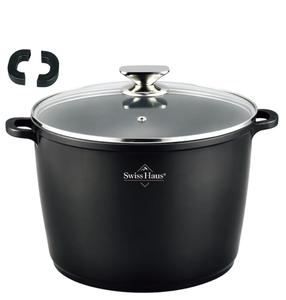 Puodas Swiss Haus Basel Premium, Ø24 cm, 7 l, juoda sp.