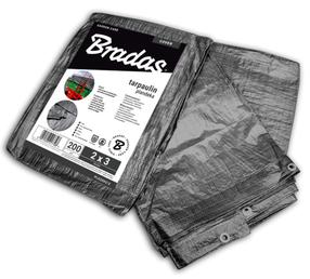 Усиленный тент Bradas, серый цв., 8 м x 5 м