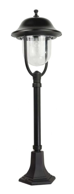 Pastatomas lauko šviestuvas Su-Ma Prince, 60W, E27, IP43, juoda sp., 25 cm x 87 cm