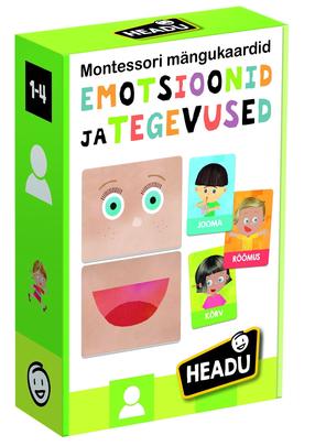 Õppekaardid Headu Flashcards Emotions And Actions Montessori, EE