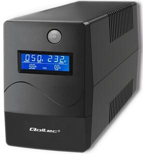 UPS įtampos stabilizatorius Qoltec Monolith 850VA / 480W, 480 W