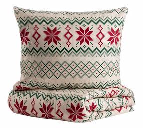Kalėdinis patalynės užvalkalų komplektas Homla Wintey 700538, įvairių spalvų, 200 x 220 cm