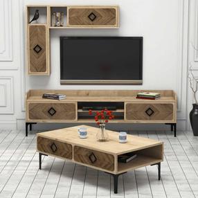 Elutoa mööblikomplekt Kalune Design Samba, sise, tamm v.