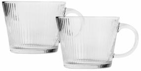 Dvigubo stiklo puodelių rinkinys Homla Glassic 718182, skaidri sp., 0.42 l
