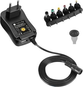Зарядное устройство для ноутбуков Techly IPW-NTS1000G2, 12 Вт, 3 - 12 В, 1.2 м