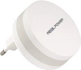 Nešiojamas įkroviklis (Power bank) Realpower Ultron PBC-1800, 1800 mAh, balta sp.