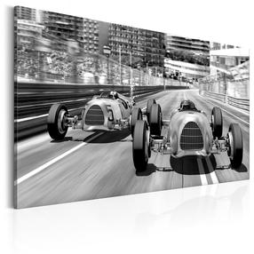 Reprodukcija Artgeist Old Cars Racing MDF02, 30 cm x 20 cm