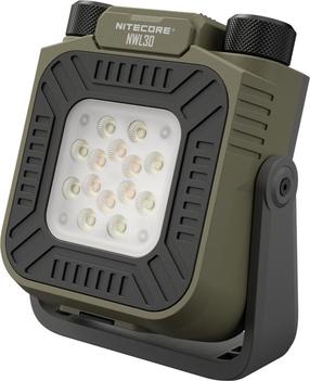 Uzstādāms lukturis darbam Nitecore NWL30, 20 W, 2700 - 6500 °K