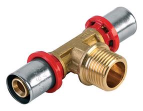 Adapteris TDM Brass 1660, 90 °, 26mm x 3/4", misiņš