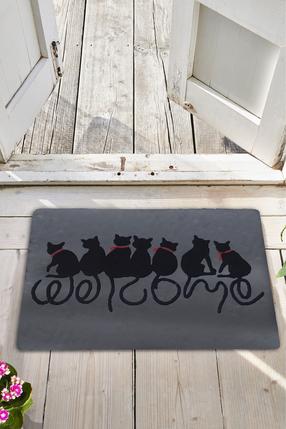 Durvju paklājs Conceptum Hypnose Brenda Welcome, daudzkrāsaina, 60 cm x 40 cm
