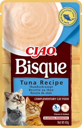 Šlapias kačių maistas Ciao Bisque EU851, tunas, 0.04 kg x 12 vnt.