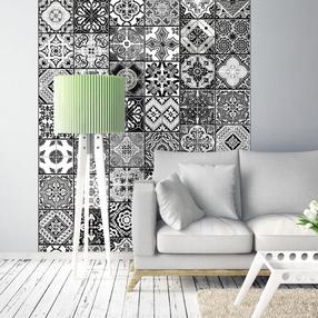 Tapetes Artgeist Arabesque - Black& White WSR10M764, 1000 cm x 50 cm
