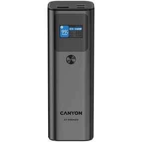 Akupank Canyon PB-2010, 27000 mAh, 140 W, tumehall v.