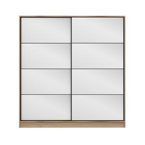 Spinta Kalune Design Kale 3173, šviesiai ruda sp., 52 cm x 180 cm x 190 cm, su veidrodžiu