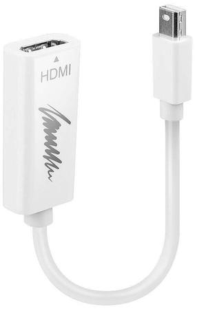 Adapteris Lindy 41719 Mini DisplayPort Vīrietis, HDMI A Sieviete, 0.15 m, balta krās.