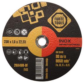 Griešanas disks Forte Tools, 230 mm x 1.8 mm x 22.23 mm