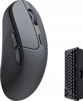 Belaidė žaidimų pelė Keychron M3-A4, 2.4 ghz / bluetooth / usb, juoda sp.