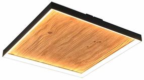 Светильник потолочный Trio Kalea 655510130, LED, 3000 °К, 1 x 41 Вт, дерева цв. / черный цв.