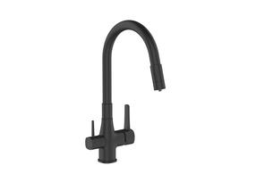 Virtuvinis maišytuvas Invena Glamour BZ-02-F04-V, juoda sp.