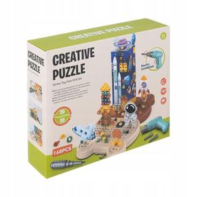 Konstruktoriaus rinkinys su atsuktuvu Creative 26579, 168 vnt., įvairių spalvų