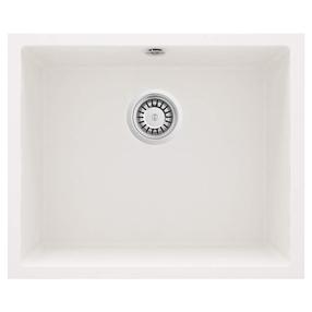 Кухонная мойка Deante Corda ZQA_A10C, гранит, 55 см x 46 см x 19 см, алебастр цв.