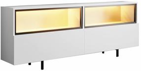 Televizoriaus spintelė Kalune Design Ekol Up, balta sp., 32 cm x 180 cm x 67 cm