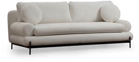 Sofa Hanah Home Livorno 3-Seat, balta sp., 92 x 230 cm x 85 cm
