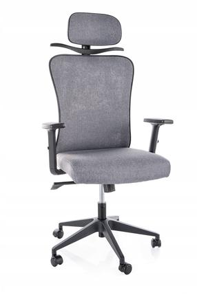 Darbo kėdė Q-080M, 50 x 67 x 115 - 125 cm, pilka