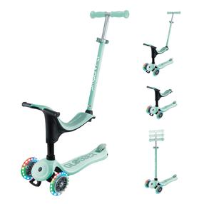 Kahjustatud pakendiga toode. Laste tõukeratas Globber Go Up Sporty Lights V2, münt (mint) v.
