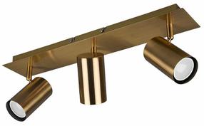 Lampa griesti Trio Marley 802400304, GU10, 3 x 35 W, misiņa krās. / misiņa krās.